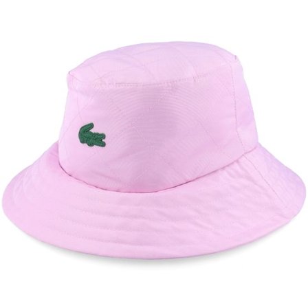 Lacoste - Rosa bucket Hatt - Rubber Patch Stitch Albizia Bucket @ Hatstore
