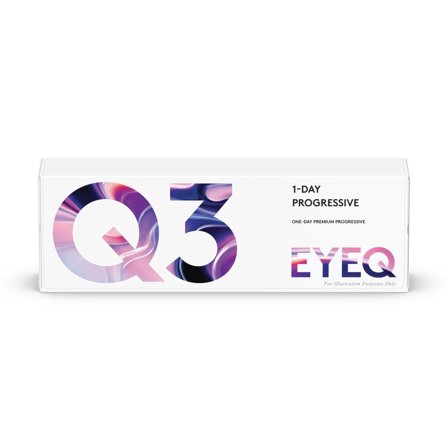 EyeQ One-Day Premium Progressive Q3 - Kontaktlinser fra EyeQ - 30 stk/pk