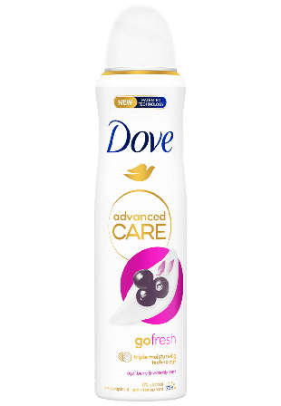 Dove 72h Advanced Care Antiperspirant Deo Spray Unisex 150 ML