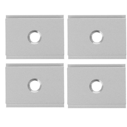 4 st T-mutter M6 T-spårsmutter, T Orbital Slider Glidmutter, Aluminium T-spårsmutter för träbearbetningsverktyg