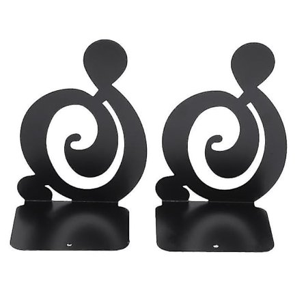 Musiknoter Metall Bokstöd Järnstöd Hållare Skrivbordsställ För Böcker|Bokstöd