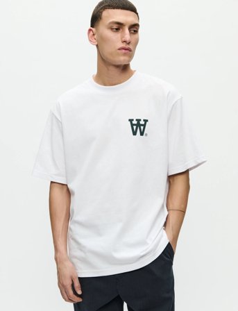 WOOD WOOD Wwliam Tee Aachest 25220 - White - L