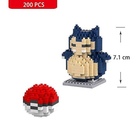 Nano Blocks Pienet Rakennuspalikat Pikachu Tiilimalli Oppimislelut Lapsille Syntymäpäivä Tiilipalikat