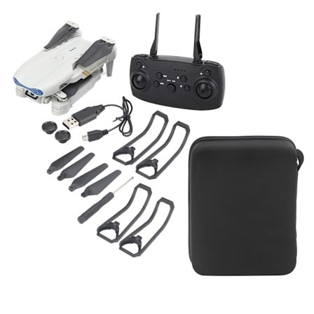 Fjernstyrt 4K Kamera Drone Foldbar 4‐Akslet RC Quadcopter Modellleketøy med LED Lys Enkelt Kamera