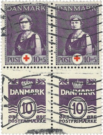 Danmark 1939 - AFA 252+266 - 4-blok - Stemplet