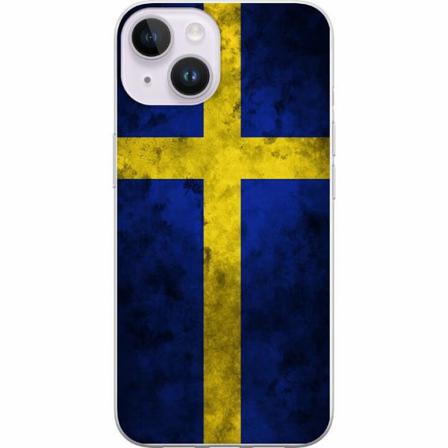 Apple Iphone 14 Mjukt Skal - Sverige Flagga