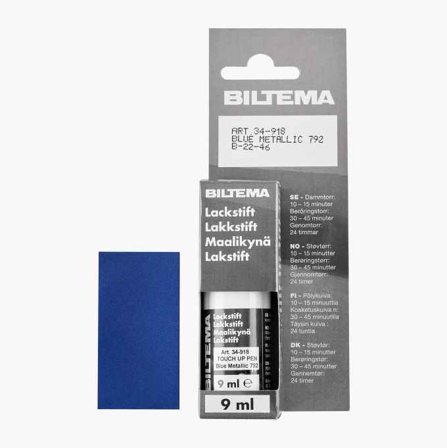 Lackstift blå metallic 792 9 ml