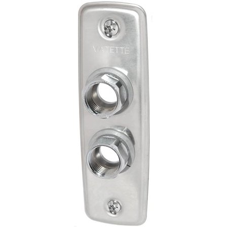 Vatette 8550650 Väggbricka 2-håls, 15 mm, Installation