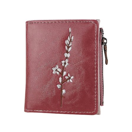 Vintage myntplånbok (djup rosa)