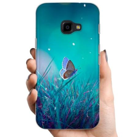 Samsung Galaxy Xcover 4 TPU Mobilcover Magisk Sommerfugl