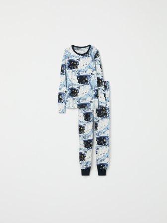 Polarn O. Pyret - Christmas pyjamas for adult - XL - Childrenswear - blue