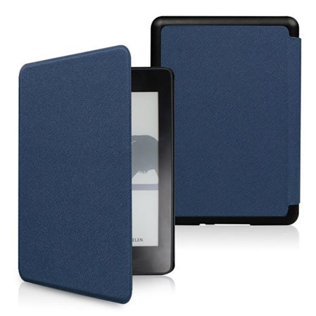 6,8 tommer e-Reader Case Smart Folio Cover MØRKEBLÅ