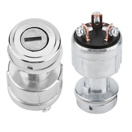 Universal 12V 24V tændingsstartkontakt med 2 nøgler til bil motorcykel båd