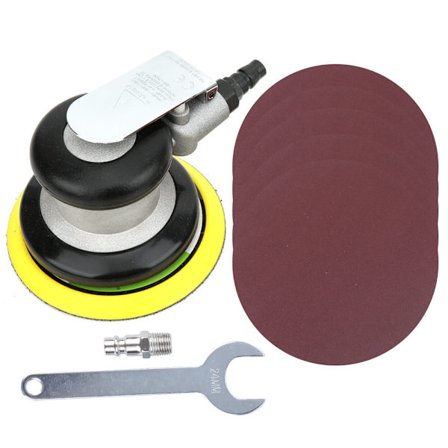 5 tuuman pneumaattinen hiomakone, ilmakäyttöinen hioma- ja vahauskone, japanilainen rajapinta 5 hiekkapaperilla, EU-pistoke