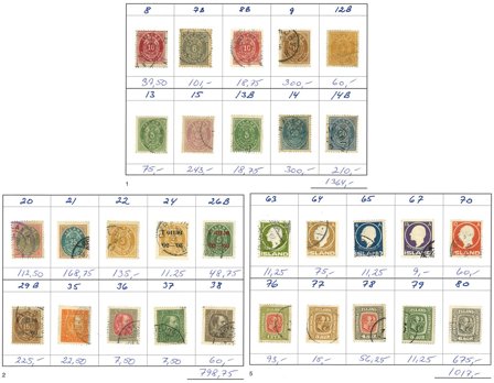 Island - Fyldt udvalgshæfte AFA 8-301 - Stemplet