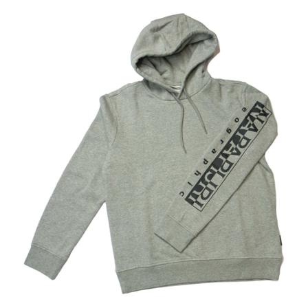 Napapijri Hoodie Grå, Herre, Størrelse: M