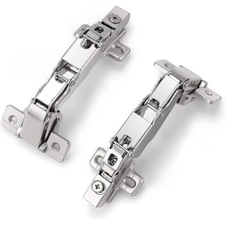 2 stk. 165 graders blødt lukkende køkkenskabsshængsel Møbler Skjult kombination Warerobe dørhængsel 35mm fuld overlay db