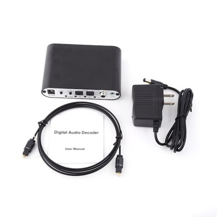 Digital DTS AC3 Audio Surround Sound Dekoder Optisk til Analog SPDIF Pro