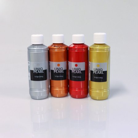 Hobbyfärg metallic 4x250ml - Lyreco - Skola och förskola - Målarfärg och tillbehör - Specialfärg