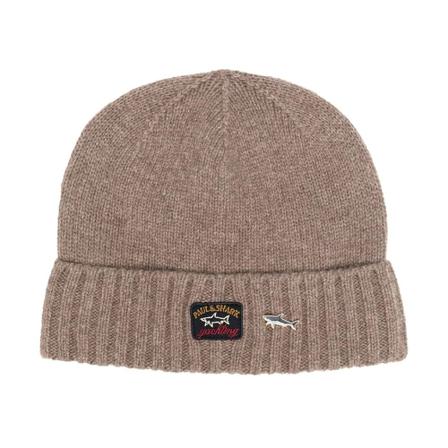 Paul & Shark, Beanie Beige, Heren, Maat:ONE Size