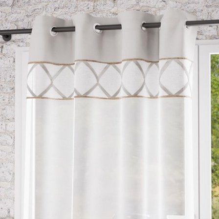 Ögleslöja i ren bomull 135x250 cm AUDE, av Soleil d'Ocre