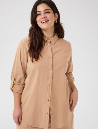 Kaffe Curve Kcnana Shirt - Beige - 46