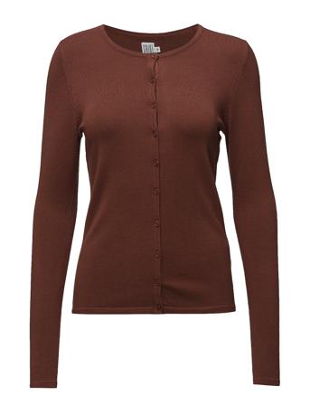 A8661, Milasz R-Neck Cardigan Strikkegenser Cardigan Rød Saint Tropez
