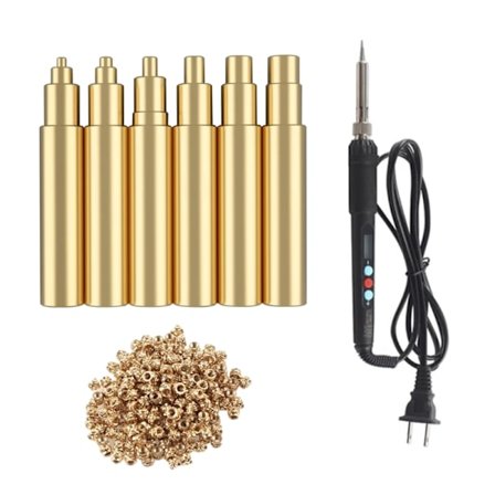Värmesmältinsatsmutter Järnspets Mässing Hot Melt-insatsmutter för lödning i laboratorier