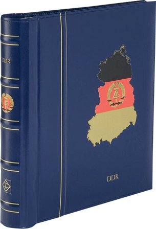 Leuchtturm DDR - PERFECT album med landenavn og kassette - Blåt i Classic design