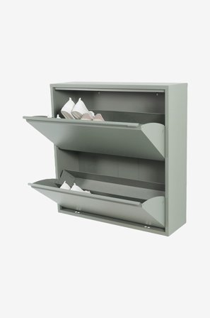 Spinder Design - Skoskab Billy 2 - Grøn - Skoskabe - Fra Homeroom