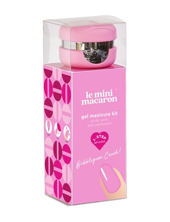 Le Mini Macaron Gel Manicure Kit Bubblegum Crush - Pink - ONE SIZE