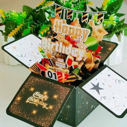 3D Pop-up bukett pappersblommor 4 4