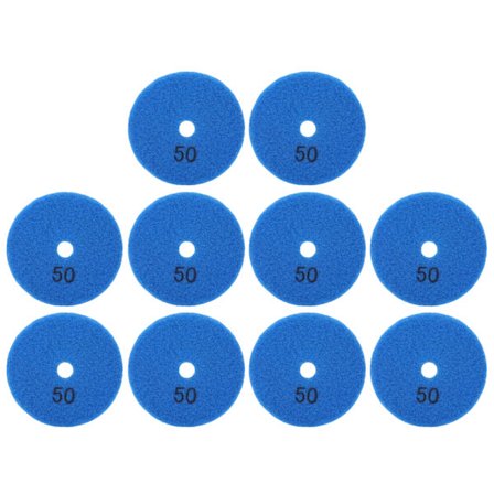 10 stk. 3in slibeskiver puder buffing polering diamant til marmor beton sten 50 mesh