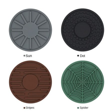 4 Stk Bil Vand Cup Pad Silikone Coasters Drink Coasters