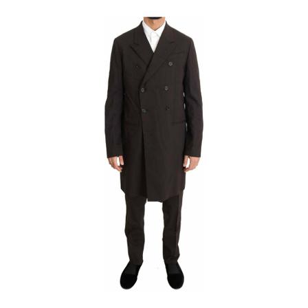 Dolce & Gabbana, Double Breasted Suits Rood, Heren, Maat:M,elastaan