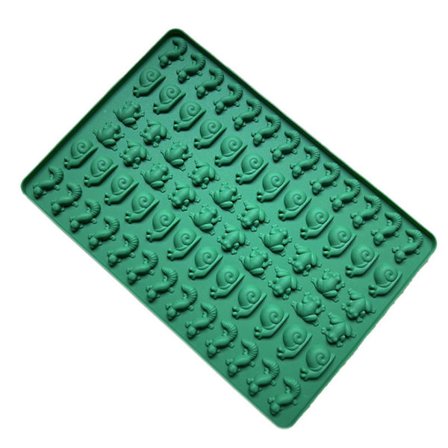 Bageform Fleksibel Silikone Mini Frø Firben Snegle Nem at Bruge Ovn Opvaskemaskine Mikrobølgesikker Form til Chokolade Fondant Slik Kiks Gelé