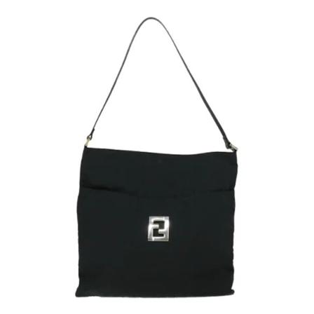 Fendi Vintage Pre-owned Tas , Zwart , Dames , Maat: ONE Size Vintage Tassen