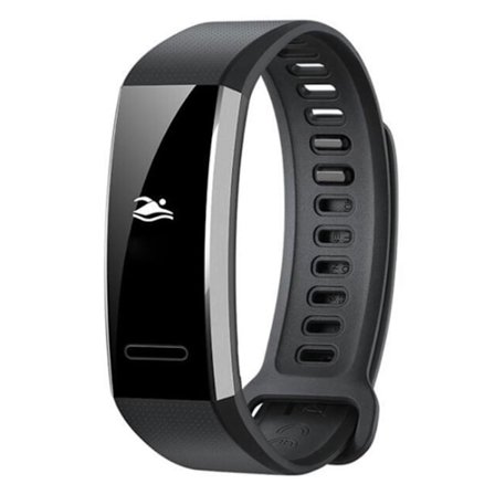Huawei Band 2 Pro / Band 2 hållbart klockarmband i silikon - Svart