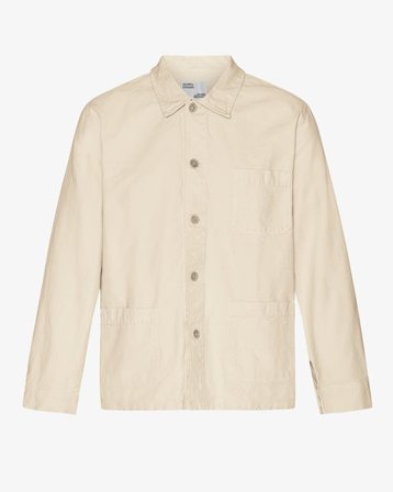 Organic Workwear Jacket - Ivory White - Male - S