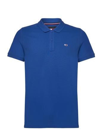 Tjm Slim Placket Polo Ext Tommy Jeans Blue