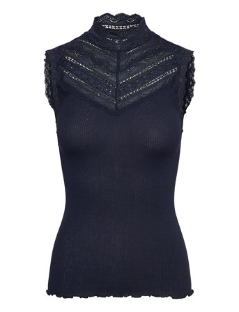 RM By Rosemunde | Rmwbea Sl Turtleneck Lace Top | M