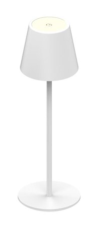 SYNERGY table lamp rechargeable battery, outdoor IP54, touch switch dimmable, white