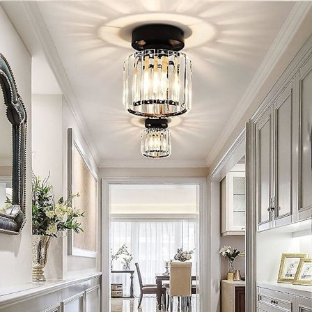 17cm Loftlampe Led Gang Flush Mount Glas Geometrisk