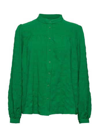Nicky Shirt Bluse Langermet Grønn Lollys Laundry