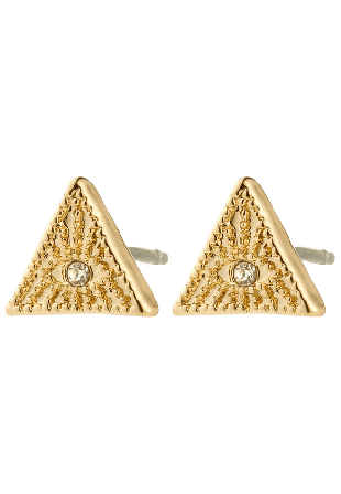 Pilgrim Rylee Earrings Gold-Plated Smycken & klockor Dam Guld ONESIZE