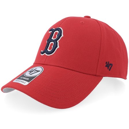 47 Brand - Rojo adjustable Gorra - Boston Red Sox Sox Mvp Red Adjustable @ Hatstore