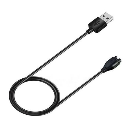 Ladekabel med USB til Garmin Fenix 8 / 7X / 6S Pro – 1 m, svart