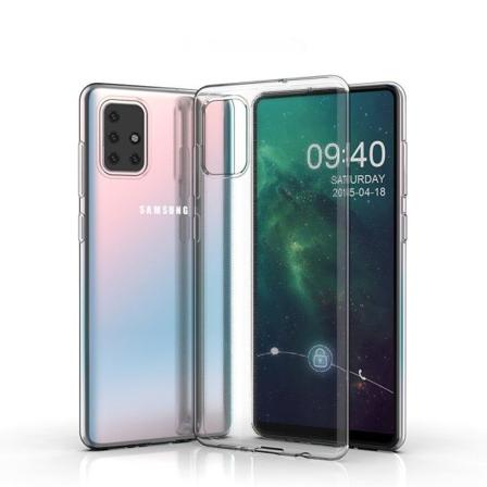 Samsung Galaxy A72 Suojakuori Soft TPU Case Ultra Slim Cover Tra Transparent one size