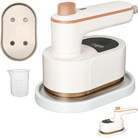 Mini Ångstrykjärn för Resor Handhållen Bärbar Ångare för Kläder Ångmaskin 180° Rotera Handtag Mini