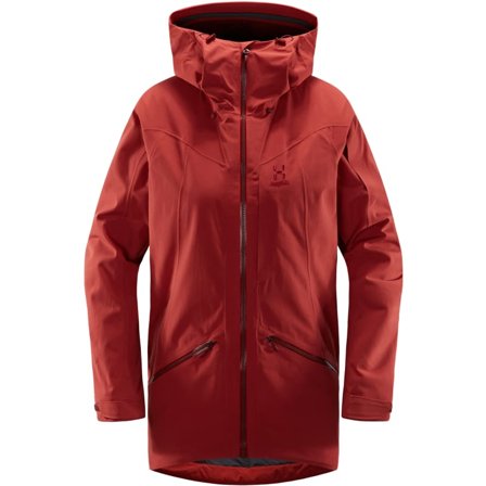Haglöfs Niva Insulated Parka Women Women synthetic-lined parkas Red XS